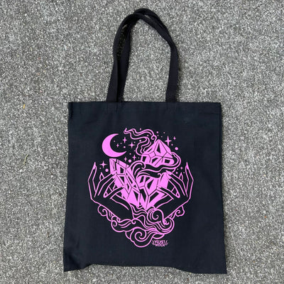 Velvet Witch Crystal Tote