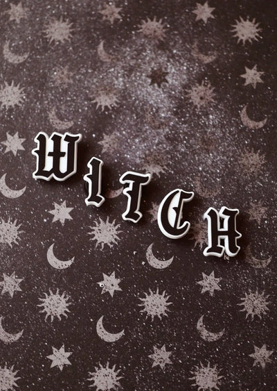 Lady Moon Co - Witch Letter Shoe Charm