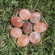 Fire Quartz Palm Stone