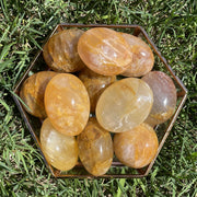 Golden Healer Palm Stone