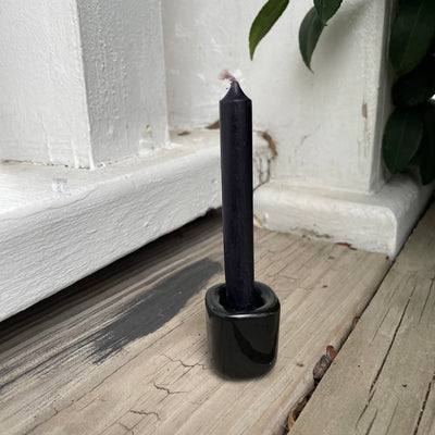 Black Ritual Colored Chime Candle