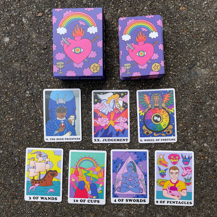 Rainbow Heart Tarot Pocket Edition