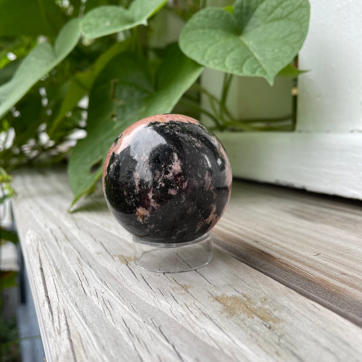 Rhodonite Sphere
