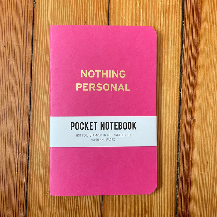 Nothing Personal Pocket Notebook