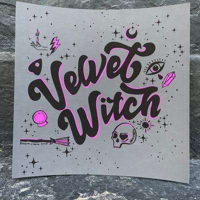 Velvet Witch Lunar Lounge Art Print